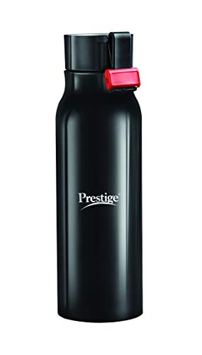 Prestige Ss Water Bottle Pswbc-09 350 Ml (Stainless Steel, Black)